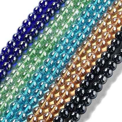 Непальские бусины лэмпворк ручной работы, круглые