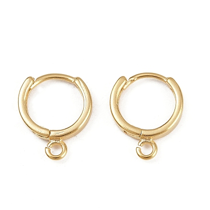 Accessoires de boucle d'oreilles en laiton, sans cadmium et sans plomb