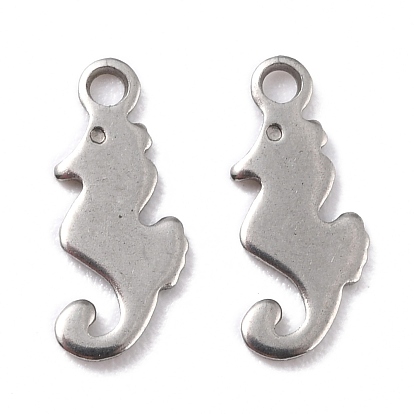 201 Stainless Steel Charms, Sea Horse