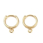 Brass Hoop Earring Findings, Cadmium Free & Lead Free