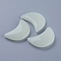 Synthetic Luminous Stone Pendants, Glow in the Dark, Moon