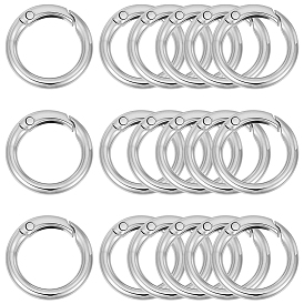 32Pcs Alloy Spring Gate Rings, Ring