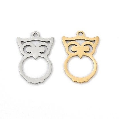 201 подвески из нержавеющей стали, сова прелести