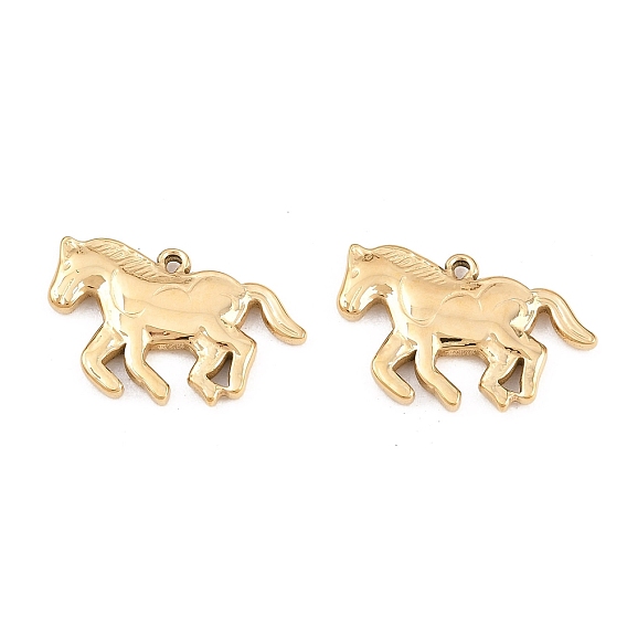 304 Stainless Steel Pendants, Horse Charms