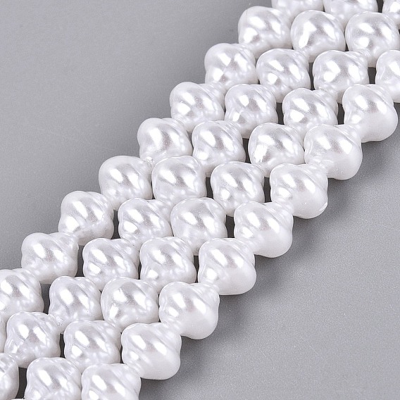 ABS Plastic Imitation Pearl Beads, Nuggets