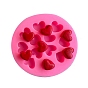 Heart Food Grade Silicone Molds, Fondant Molds, Baking Molds, Chocolate, Candy, Biscuits, UV Resin & Epoxy Resin Jewelry Making