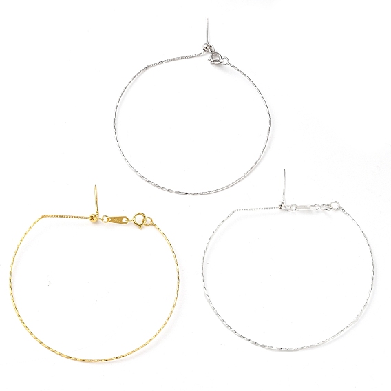 925 витые браслеты из стерлингового серебра, регулируемые женские браслеты из бисера своими руками, с печатью s925