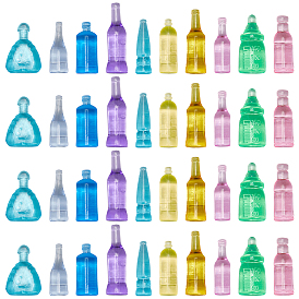 50шт пластиковые бусины, без отверстия , бутылка