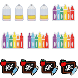 12шт 3 стиль силиконовые бусины, изготовление ожерелий и браслетов своими руками, ручка/доска/карандаш