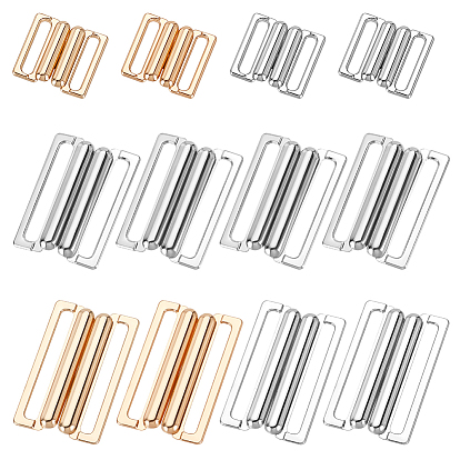 5 стили сплава бикини клипсы, запасная часть застежки бюстгальтера, нижнее белье с застежкой спереди