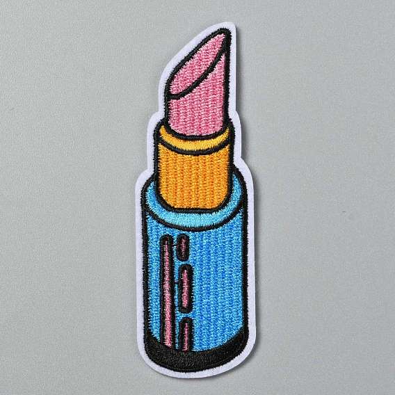 Computerized Embroidery Cloth Iron on/Sew on Patches, Costume Accessories, Lipstick