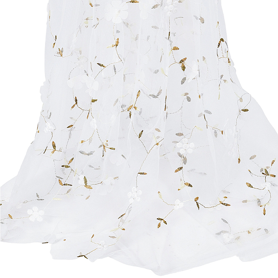 1ярд полиэстеровой шелковой сетчатой оборки по краю, для платья своими руками, костюм, скатерть, ремесла занавес, домашний винтажный декор, цветочным узором