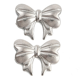 304 Stainless Steel Cabochons, Bowknot
