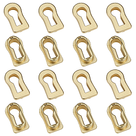 16шт. винтажные таблички с ключами из цинкового сплава, розетки замка, овальные