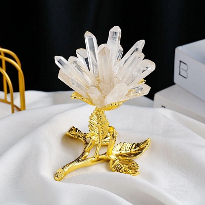 Украшения драгоценных камней дисплей, украшения для домашнего офиса, цветок