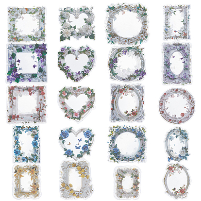 100шт. 50 водонепроницаемые наклейки с изображениями домашних животных, цветок, древняя мировая цивилизация, Украшение дневника для фотоальбома своими руками