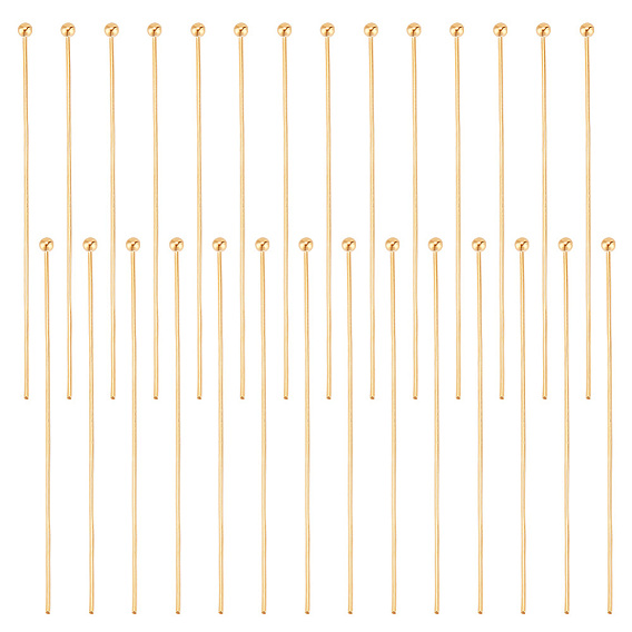 100 шт. Латунные штифты с шаровой головкой