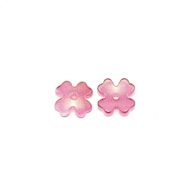 Perles au chalumeau scintillantes, fleur