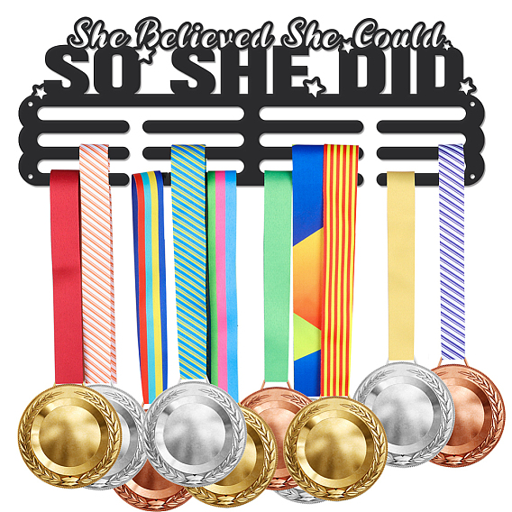 Железная вешалка для медалей, с винтами