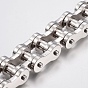 Men's 201 Stainless Steel Bracelets, Motorcycle Chain Bracelets