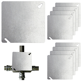 10шт. железная крышка электрического короба, квадратный