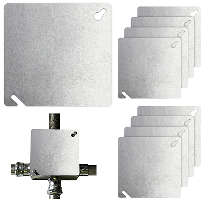 10шт. железная крышка электрического короба, квадратный