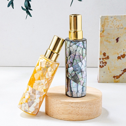 Glass Empty Refillable Spray Bottles, Travel Essential Oil Perfume Containers, Column