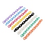 Handgefertigte Acrylkabelketten, ellipsenförmige, für Schmuck machen