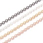 Brass Rolo Chains, Belcher Chain, Soldered, with Spool, Matte Style