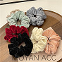 Solid Color Velvet Elastic Hair Accessories, for Girls or Women, Scrunchie/Scrunchy Hair Ties