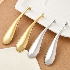 Ионное покрытие (ip) 304 серьги-гвоздики в виде капель из нержавеющей стали для женщин