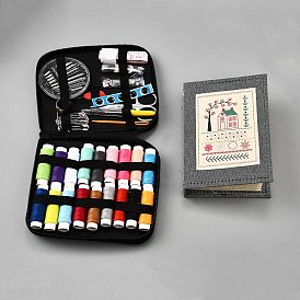 DIY Needlework Book Embroidery Bag Sets, Includ Needle, Thread, Acupuncture Practice Book