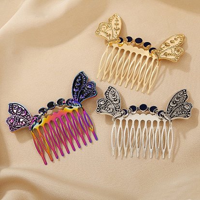 Гребни для волос из сплава крыльев, аксессуары для волос для женщин и девочек