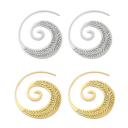 304 подвески из нержавеющей стали серьги в стиле бохо, вихревые