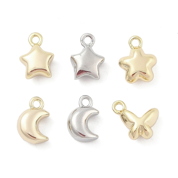 Латунь прелести, без кадмия, без никеля и без свинца, звезда/луна/бабочка