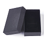 Kraft Paper Cardboard Jewelry Boxes, Ring Box, Rectangle