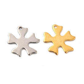 201 Stainless Steel Charms, Flower Charm