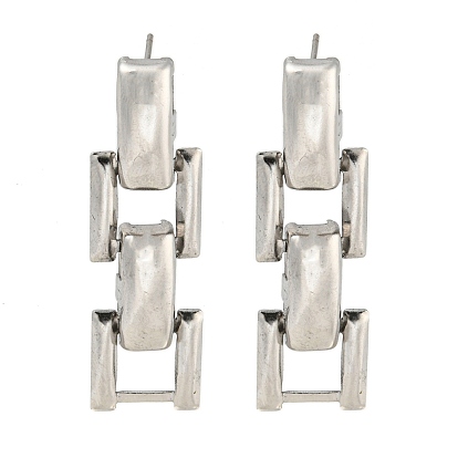 304 из нержавеющей стали серьги, для женщин, цепочка-оберег