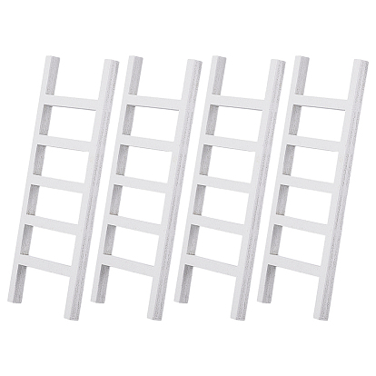 Миниатюрные украшения из деревянной лестницы, для садовых кукольных домиков