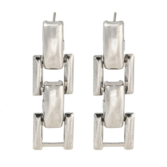 304 из нержавеющей стали серьги, для женщин, цепочка-оберег