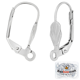 50 шт. 304 серьги с рычагом из нержавеющей стали, с петлями