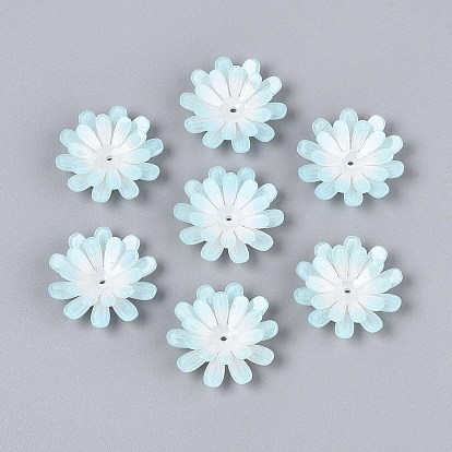 Колпачки для акриловых бусин в виде цветов, для изготовления ювелирных изделий DIY