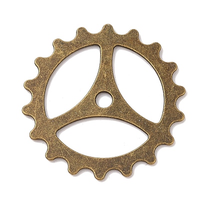 Подвески в стиле стимпанк из тибетского сплава, без кадмия и без свинца, передача, 40x1.5 мм, Отверстие : 4 мм , около 208 шт / 1000 г