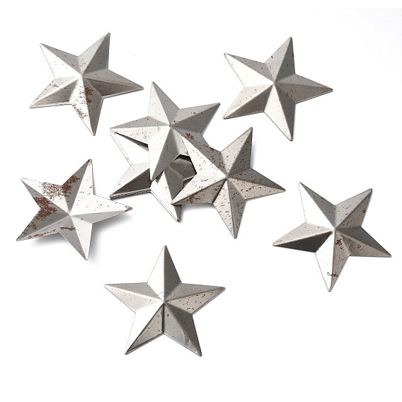 (Defective Closeout Sale: Rusting)Iron Display Decorations, Metal Star Ornament