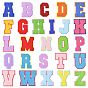 26Pcs Chenier Clothing Patches, LetterA~Z, Non-woven Fabric