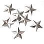 (Defective Closeout Sale: Rusting)Iron Display Decorations, Metal Star Ornament
