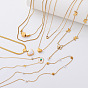 304 pendentifs en acier inoxydable, or