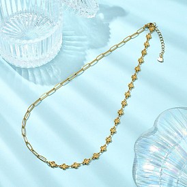 День Святого Патрика 304 цепочки из нержавеющей стали в виде клевера и цепочки в виде скрепки для женщин