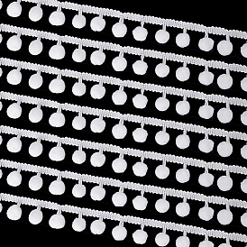 22 ярдов чинлона отделка кружевом с кисточками, помпоны с бахромой, аксессуары для одежды