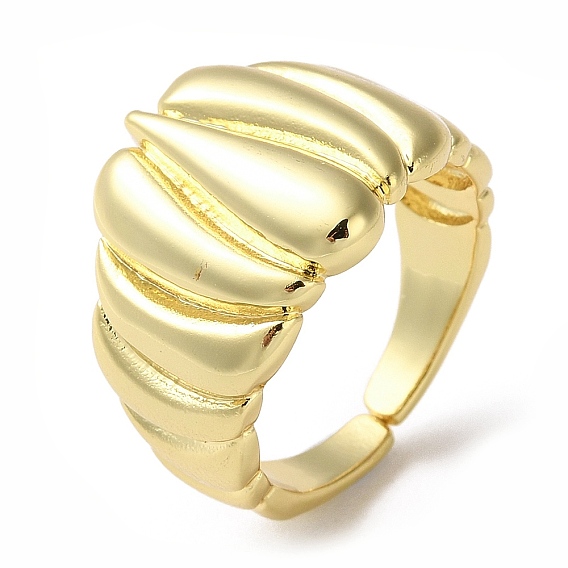 Латунные открытые манжеты с покрытием стойки, слеза, без кадмия и без свинца